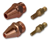 Dysze tnące rowkowe i podgrzewające do palników R8