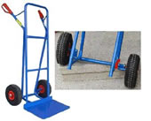 Wózek dwukolowy schodowy kroczacy